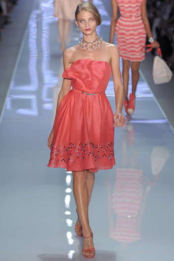 Christian Dior crvena haljina